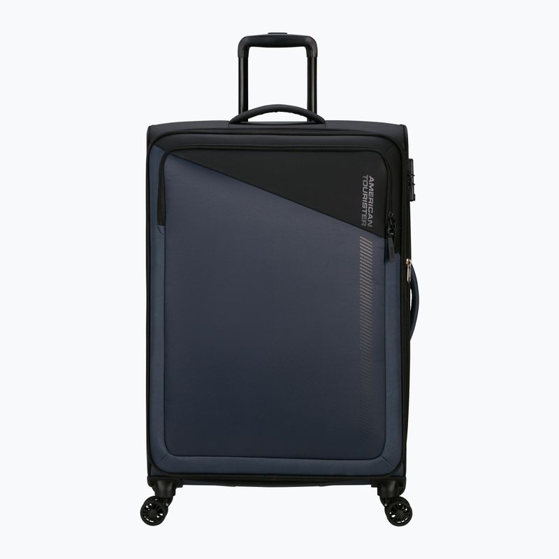 American Tourister Daring Dash 117 l bőrönd fekete / szürke színben