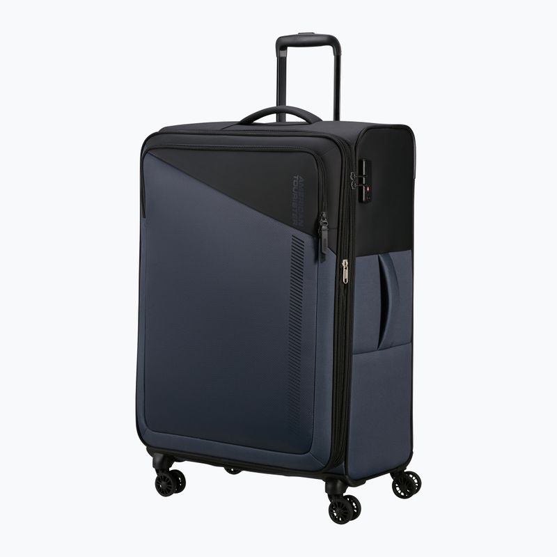 American Tourister Daring Dash 117 l bőrönd fekete / szürke színben 2