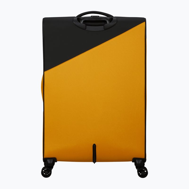 American Tourister Daring Dash 117 l bőrönd fekete/sárga színben 3