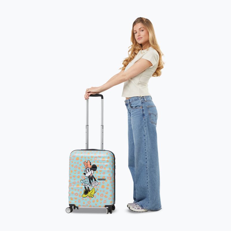 Utazó bőrönd American Tourister Disney Wavebreaker 36 l minnie pastel dots 7