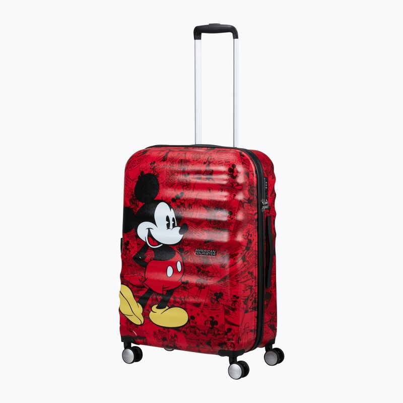 Utazó bőrönd American Tourister Disney Wavebreaker 64 l mickey comics red 5