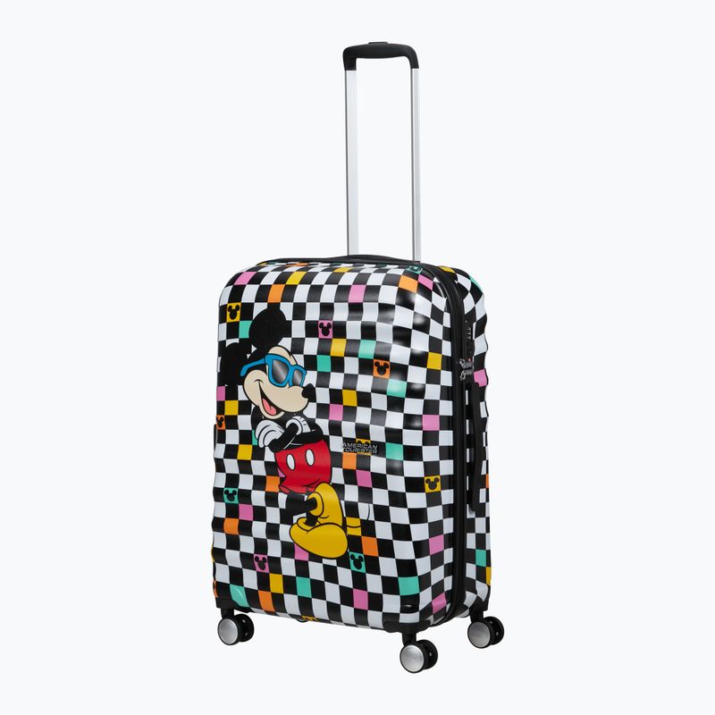 Utazó bőrönd American Tourister Disney Wavebreaker 64 l mickey check 5