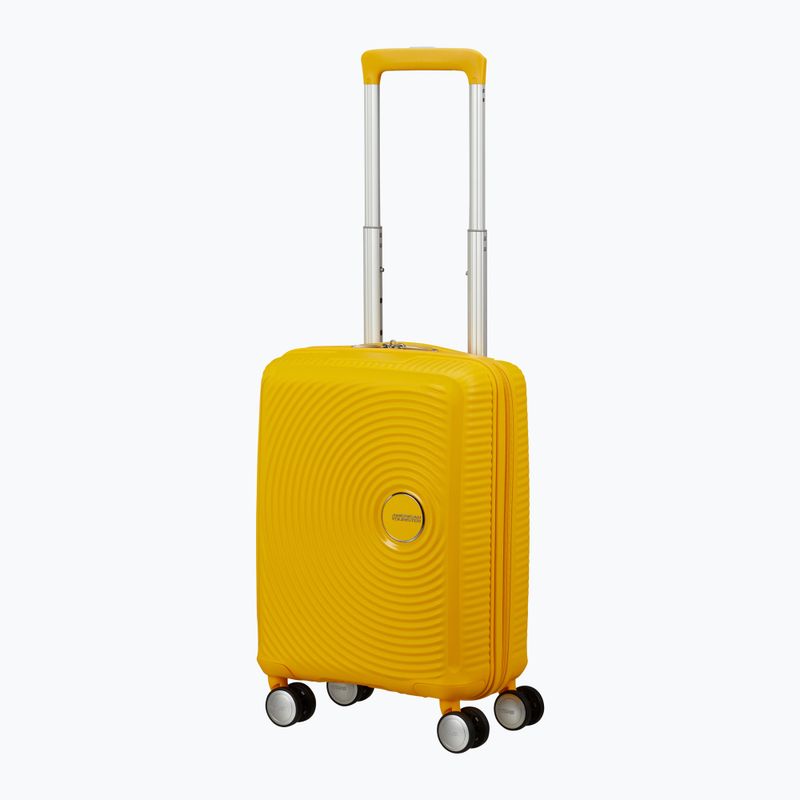Utazó bőrönd American Tourister Soundbox Mini 47 22 l golden yellow 5