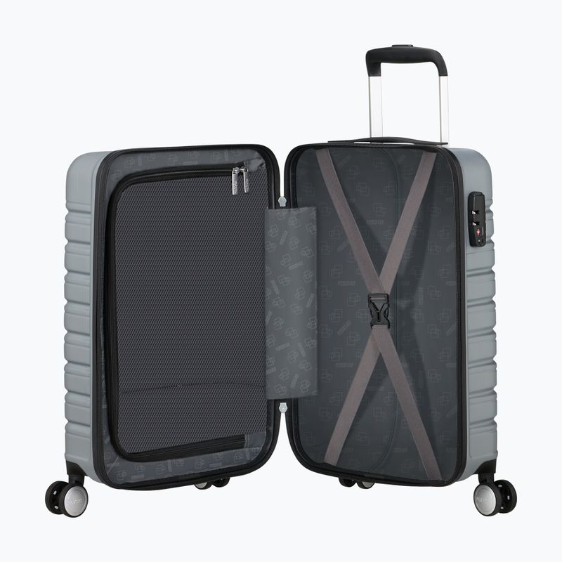Utazó bőrönd American Tourister Flashline Spinner 55 34 l sky silver 6