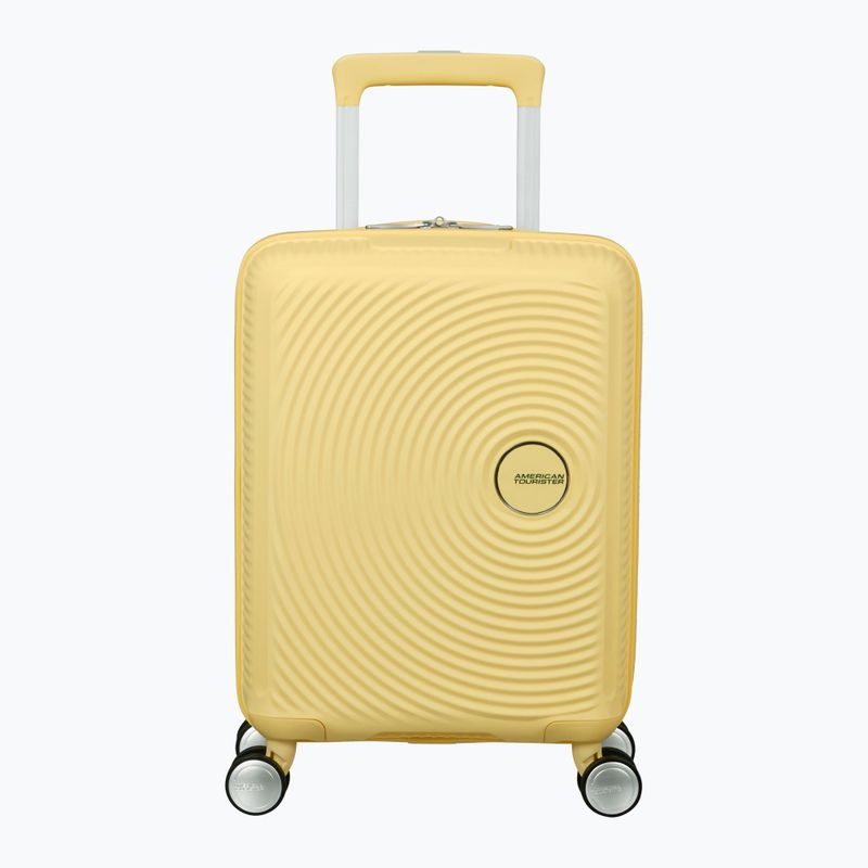 American Tourister Soundbox Mini 22 l utazótáska pasztell sárga színben