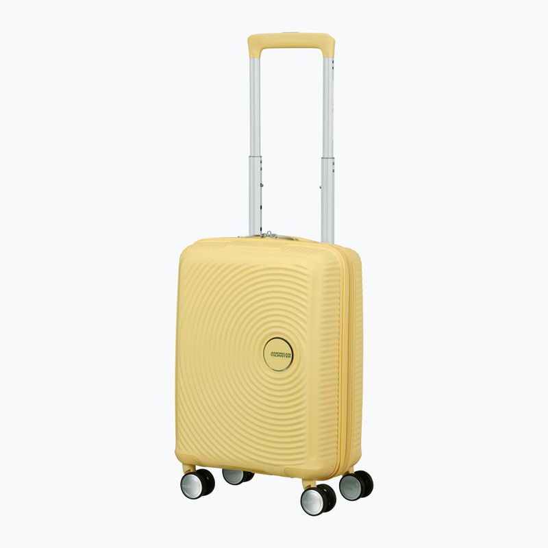 American Tourister Soundbox Mini 22 l utazótáska pasztell sárga színben 4