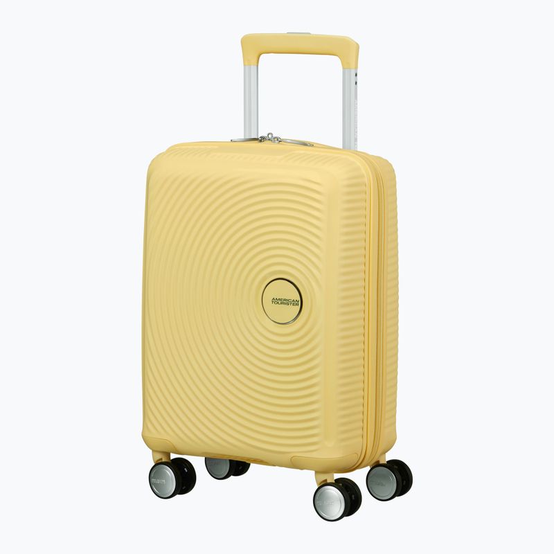 American Tourister Soundbox Mini 22 l utazótáska pasztell sárga színben 5
