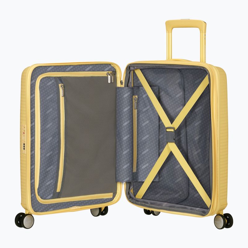 American Tourister Soundbox 41 l pasztell sárga utazótáska 6