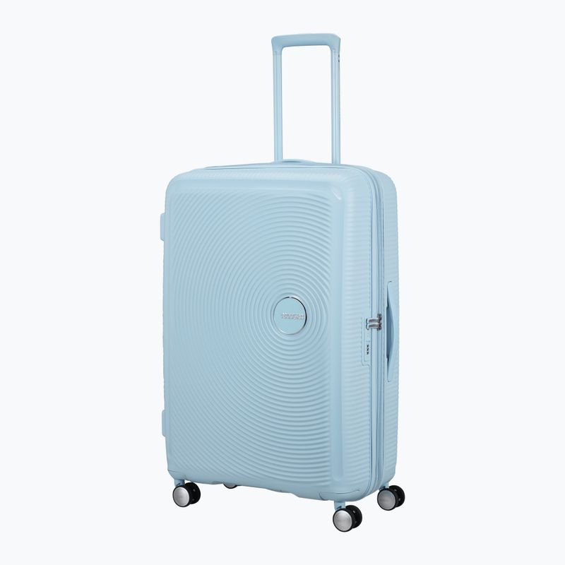 American Tourister Soundbox utazótáska 110 l pasztellkék színben 5