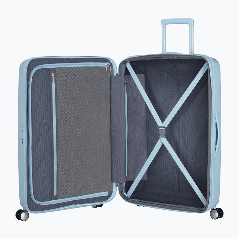 American Tourister Soundbox utazótáska 110 l pasztellkék színben 6