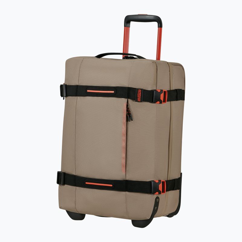 American Tourister Urban Track Duffle kerekekkel 55 l bézs / narancssárga utazótáska 4