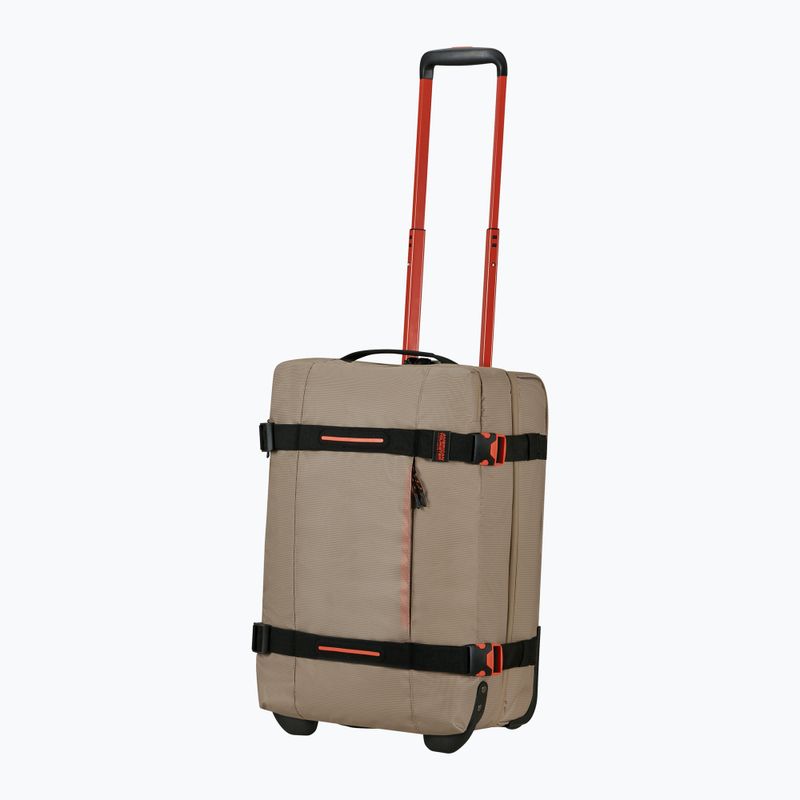American Tourister Urban Track Duffle kerekekkel 55 l bézs / narancssárga utazótáska 6