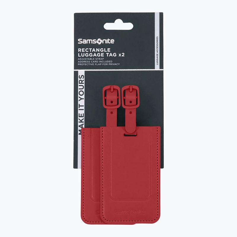 Poggyászcímke Samsonite Revolution x2 red 3