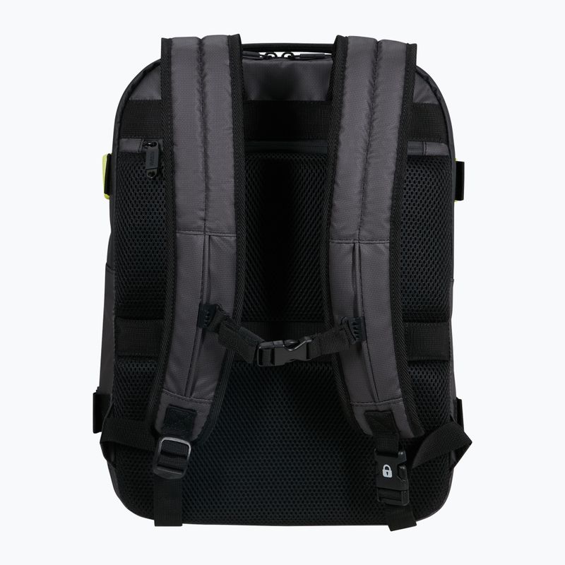 American Tourister Urban Track Laptop BP bevonatos hátizsák 15.6" 29 l fekete / lime 3