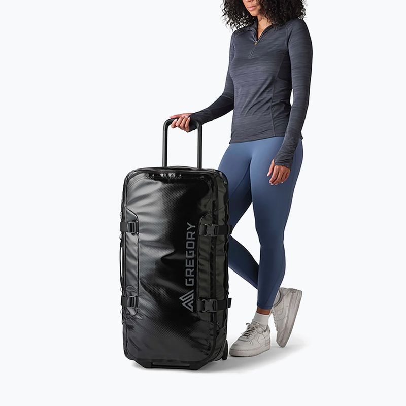 Utazótáska Gregory Alpaca Wheeled Duffel 100 l obsidian black 5