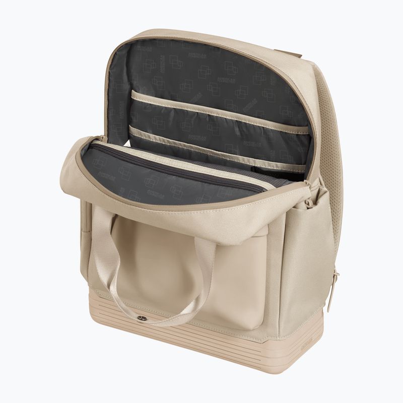 American Tourist Soulpack Buisness BP Tote 15" 17 l bézs laptop hátizsák 5
