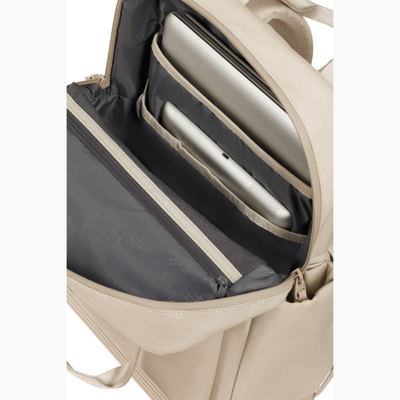 American Tourist Soulpack Buisness BP Tote 15" 17 l bézs laptop hátizsák 6