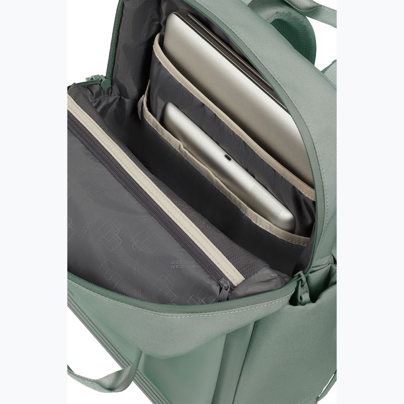 American Tourist Soulpack Buisness BP Tote 15" 17 l iceberg green laptop hátizsák 6