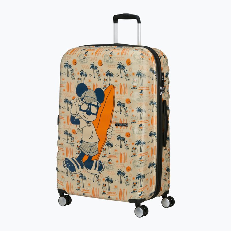 Utazó bőrönd American Tourister Disney Wavebreaker Spinner 96 l 2
