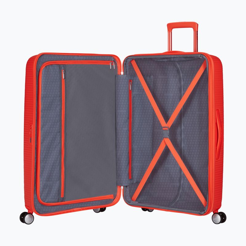 Bőrönd American Tourister Soundbox 110 l neon orange 4