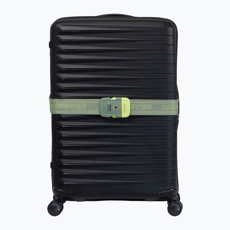 American Turister Luggage pánt olíva/lime 2