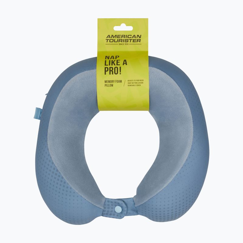 Utazópárna American Tourister Travel Memoryfoam stone blue/blue 4