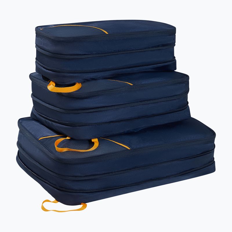 Szerokie etui na akcesoria American Tourister Packing S/M/L 3 pcs. navy/orange 3