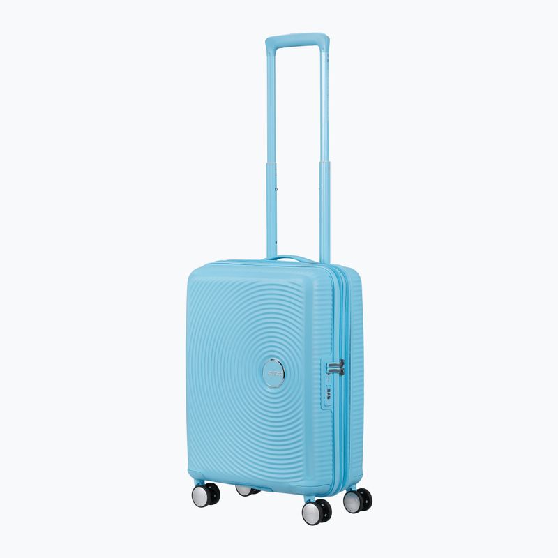 Utazó bőrönd American Tourister Soundbox 55 41 l blueberry fizz 5