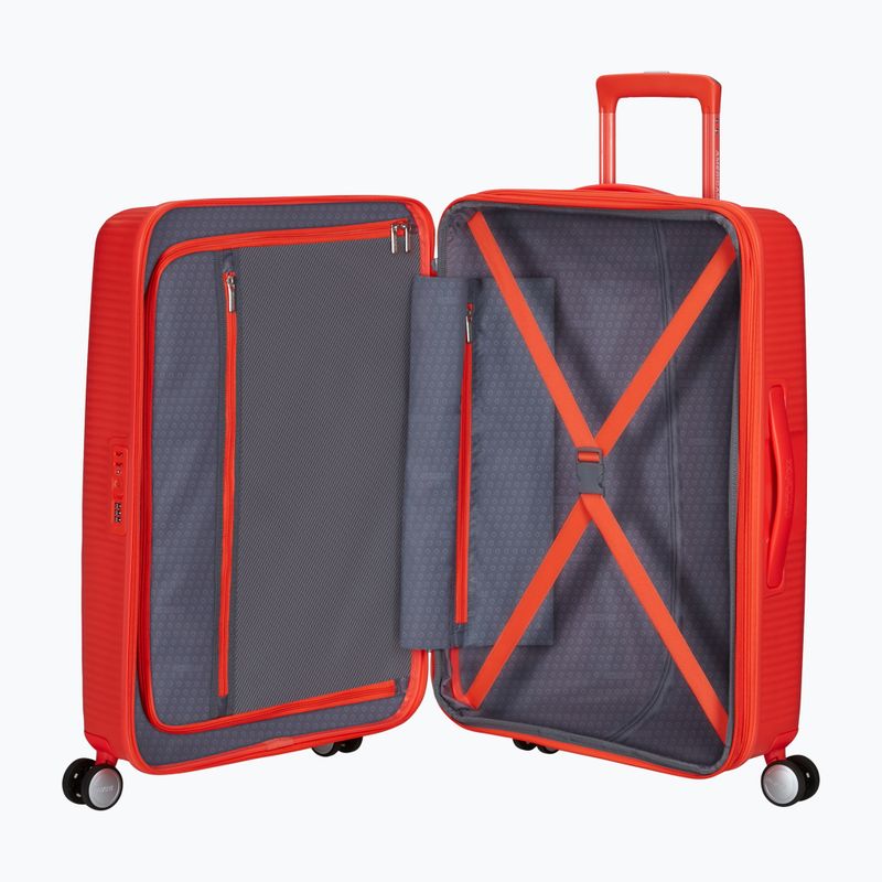Utazó bőrönd American Tourister Soundbox 67 81 l papaya pop 6