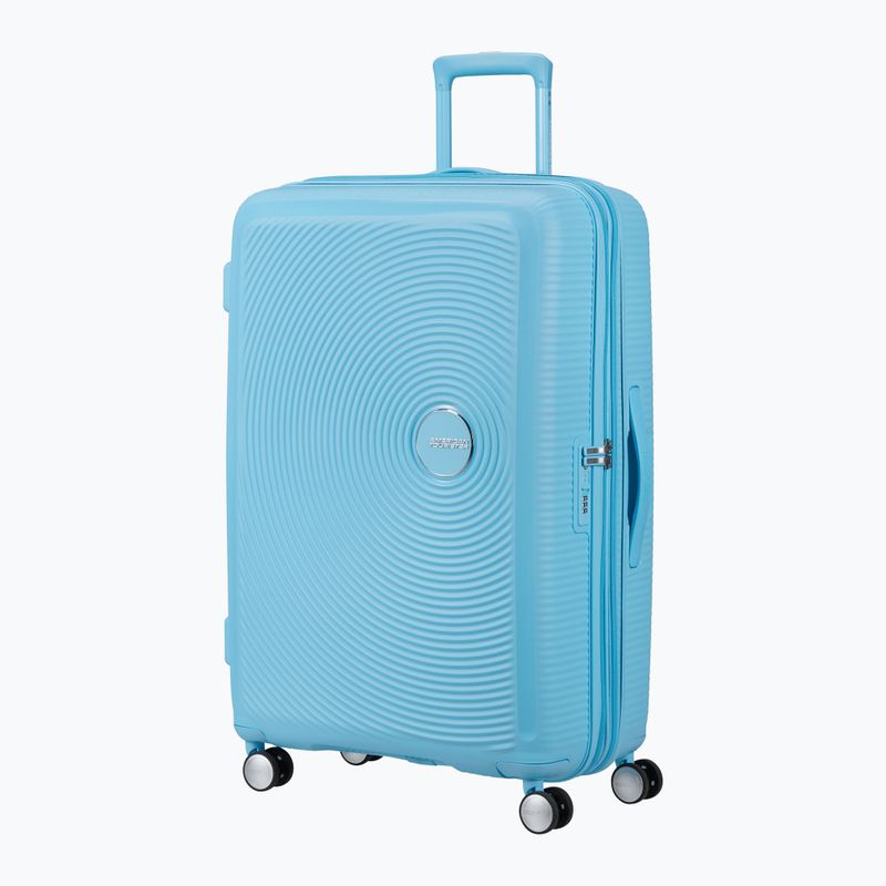 Utazó bőrönd American Tourister Soundbox 77 110 l blueberry fizz 4