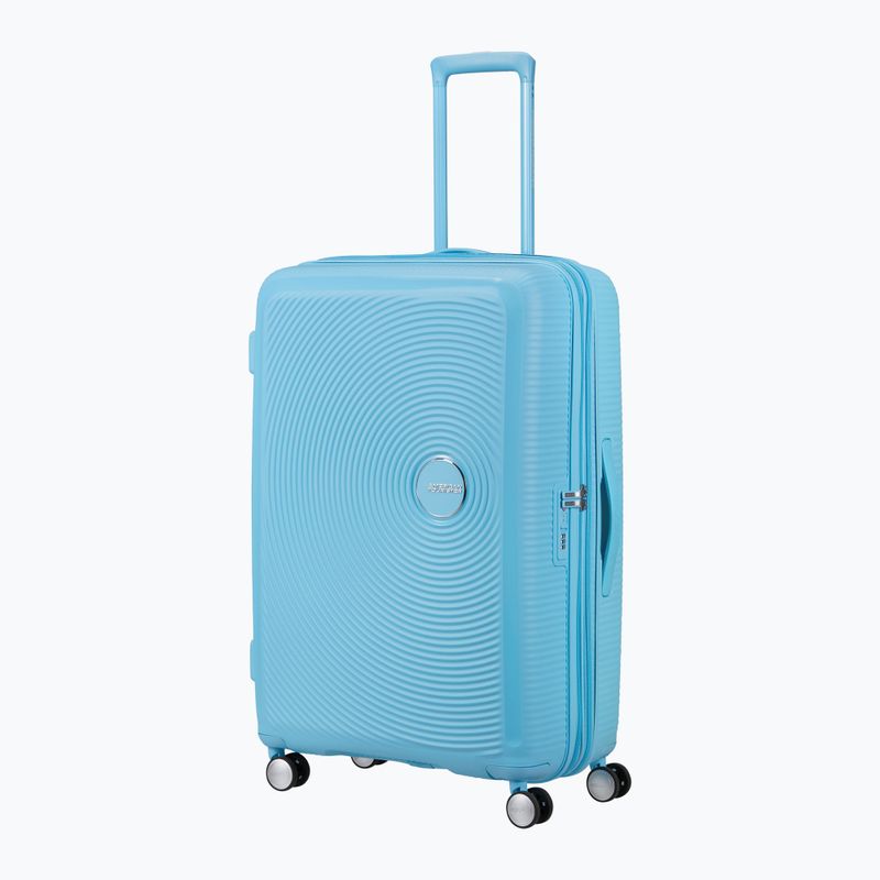 Utazó bőrönd American Tourister Soundbox 77 110 l blueberry fizz 5