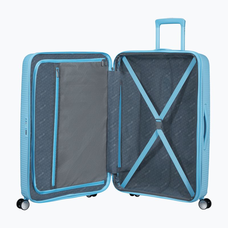 Utazó bőrönd American Tourister Soundbox 77 110 l blueberry fizz 6