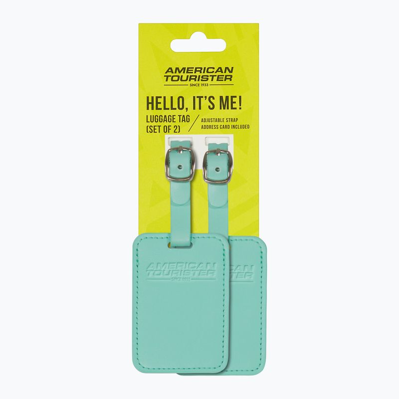 Poggyászcímke American Tourister Luggage Tag 2 pcs. jelly mint 4