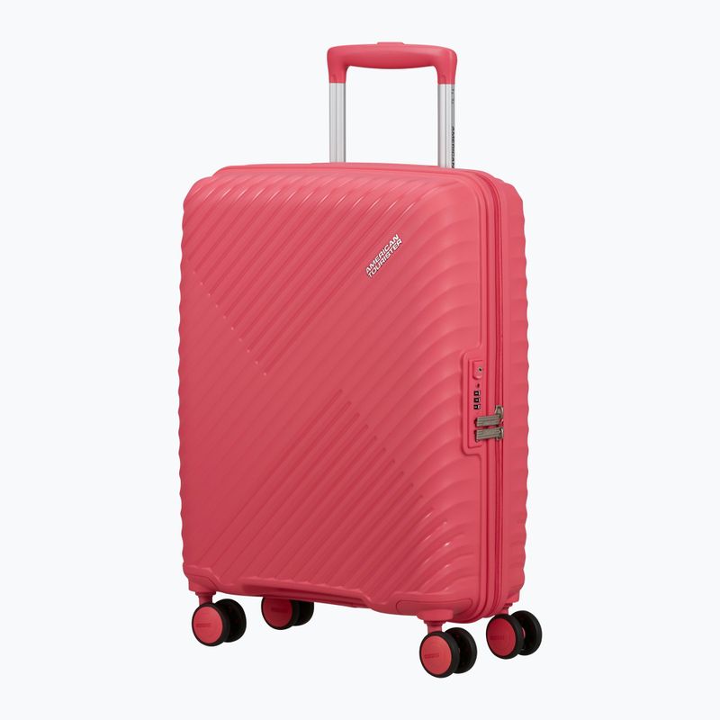 Utazó bőrönd American Tourister Diablast Spinner 35 l pink glitch 2