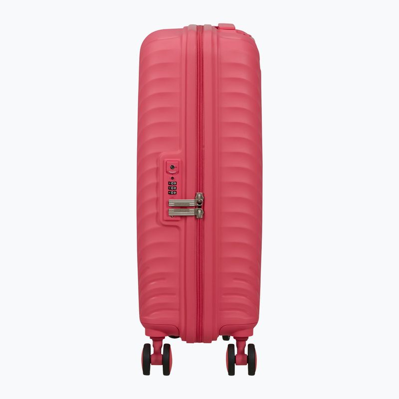 Utazó bőrönd American Tourister Diablast Spinner 35 l pink glitch 4