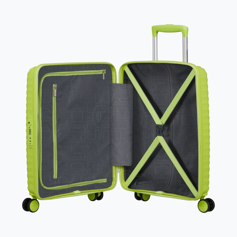 Utazó bőrönd American Tourister Diablast Spinner 35 l hyper lime 6