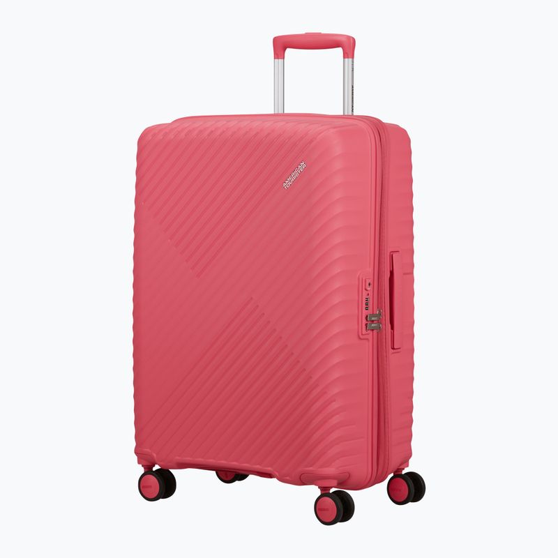 Utazó bőrönd American Tourister Diablast Spinner 81 l pink glitch 2