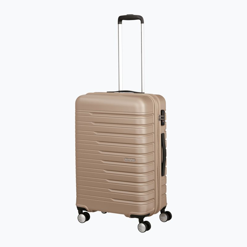 Utazó bőrönd American Tourister Flashline Spinner 67 75 l ivory gold 5