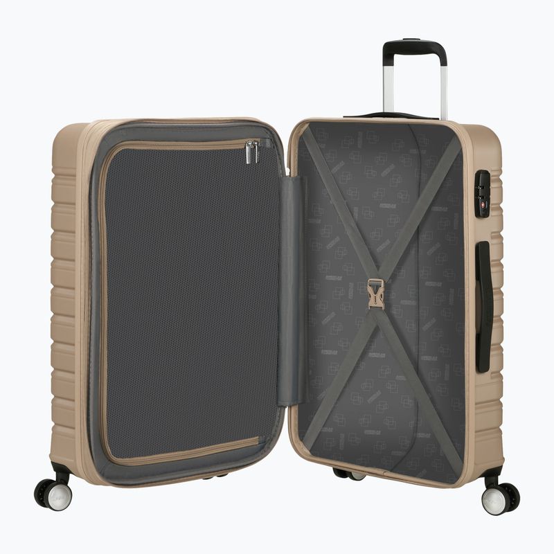 Utazó bőrönd American Tourister Flashline Spinner 67 75 l ivory gold 6