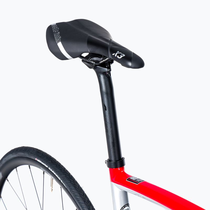 Ridley Fenix SL Disc Ultegra FSD08Cs országúti kerékpár ezüst/piros SBIFSDRID545 5