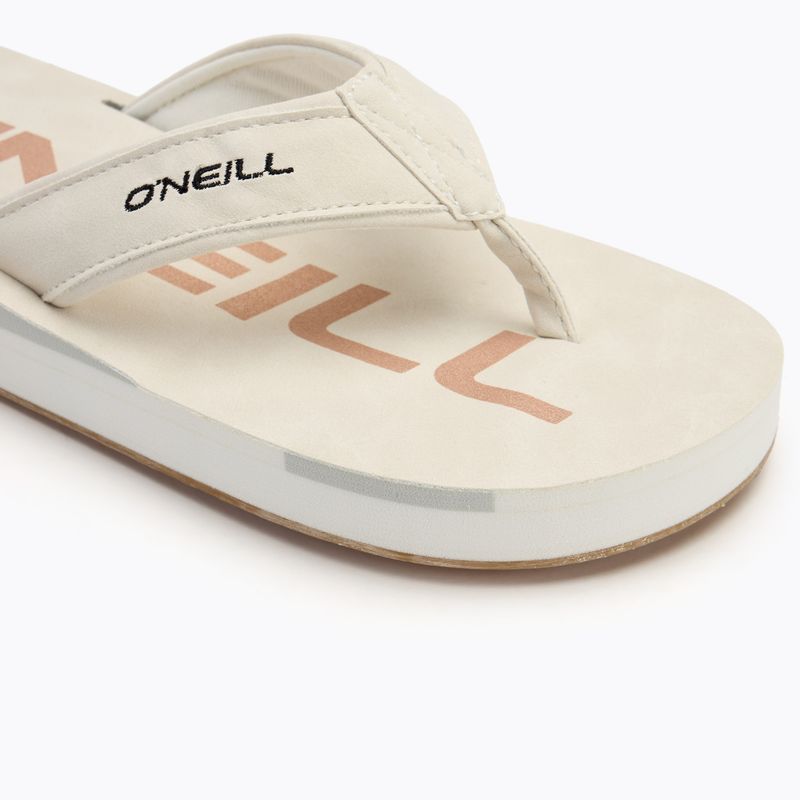 Női O'Neill Jacky Low flip flop világos fehér 7
