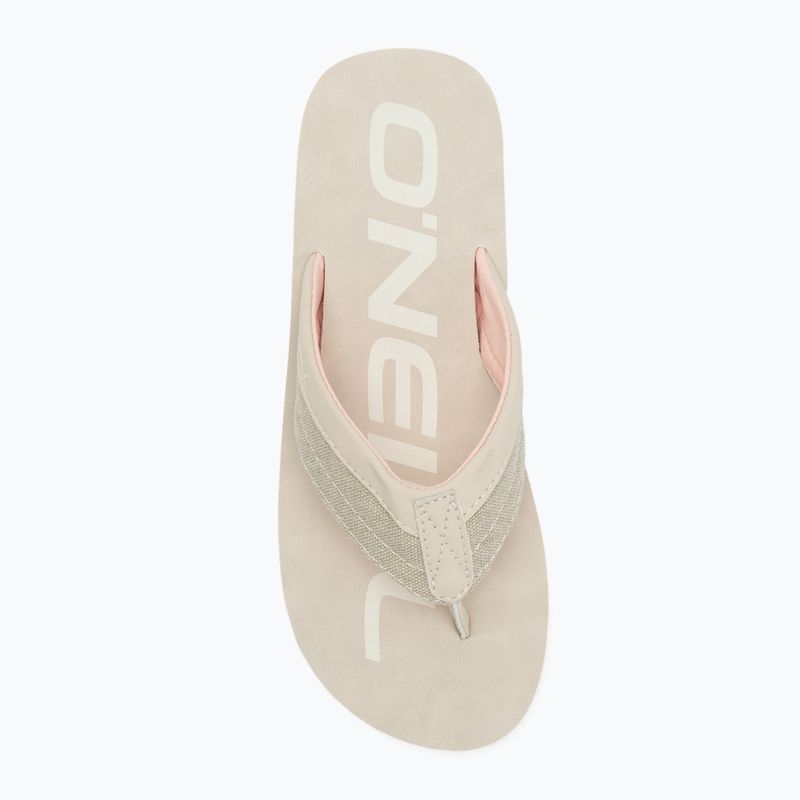 Női O'Neill Marin Flipflop Low flip flop zabpehely színű flip flopok 5