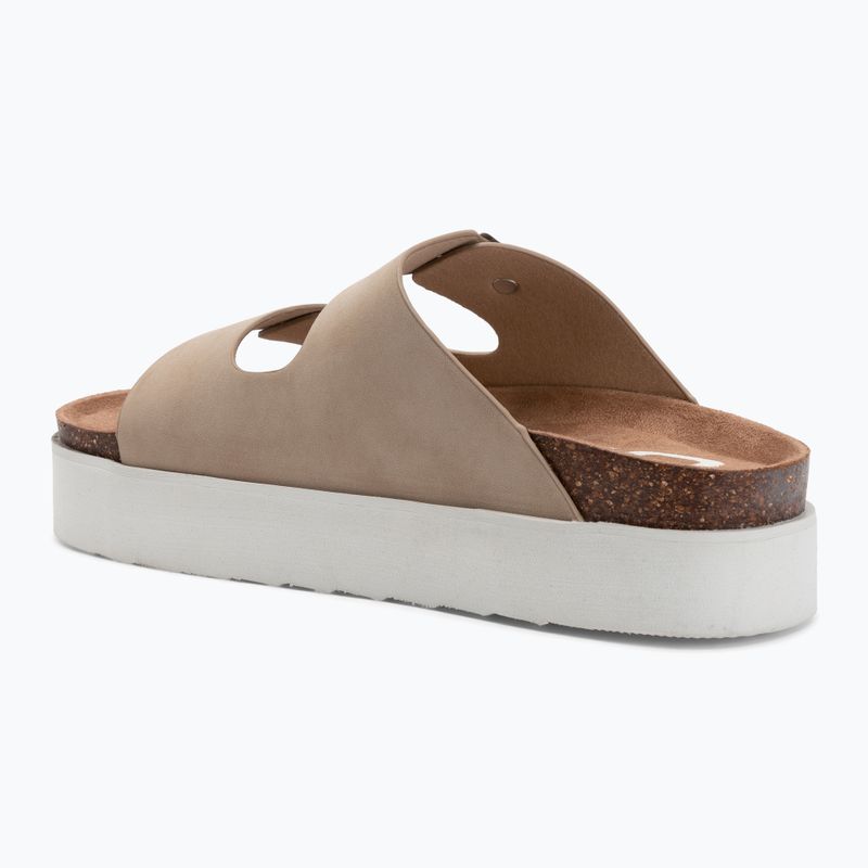 Női O'Neill Sandy Platform Slider Low barna flip-flopok 3