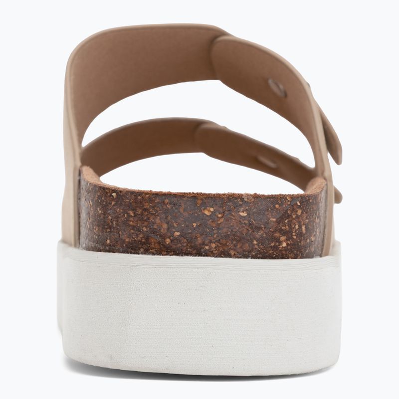 Női O'Neill Sandy Platform Slider Low barna flip-flopok 6