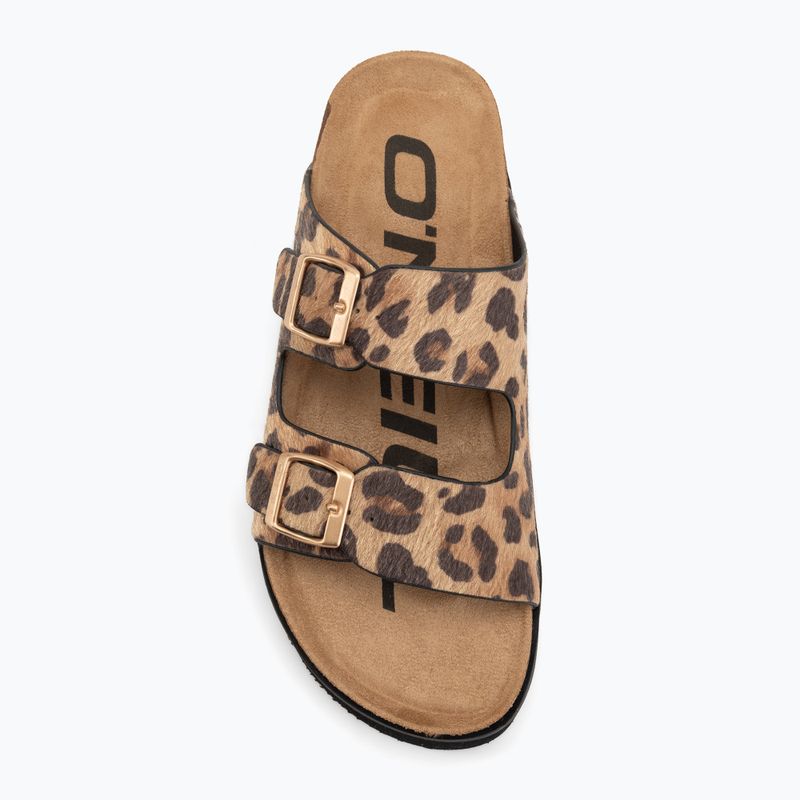 Női papucsok O'Neill Sandy Platform Low leopard 5