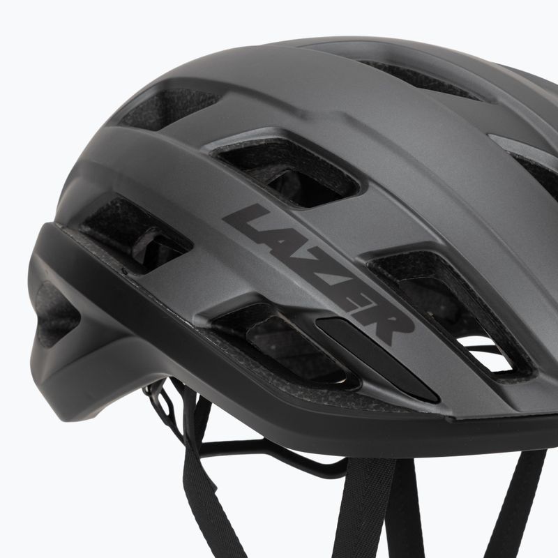 Lazer Strada KinetiCore matt titán kerékpáros sisak 7