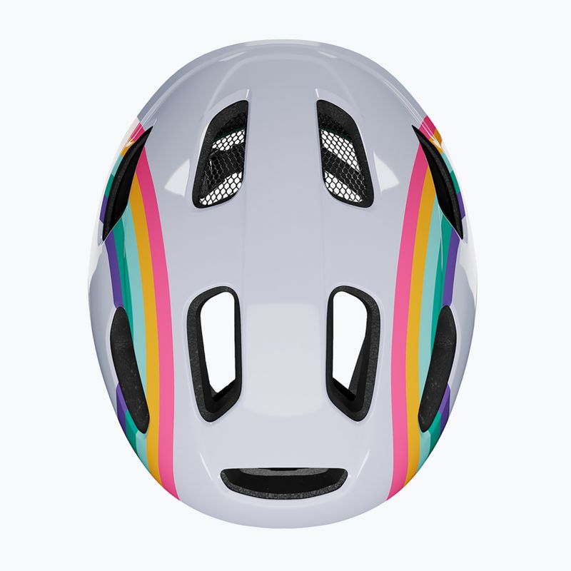 Lazer Pnut 2.0 KinetiCore szivárványos gyermek kerékpáros sisak 6