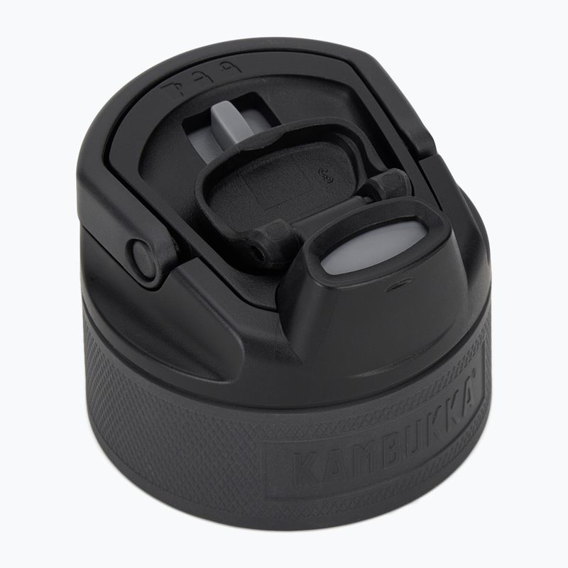 Bögre fedő Kambukka 3w1 Hydration Elton black steel 2