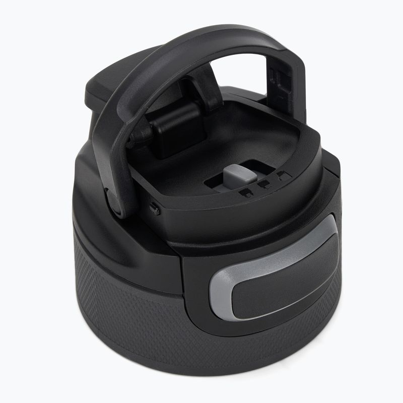 Bögre fedő Kambukka 3w1 Hydration Elton black steel 3