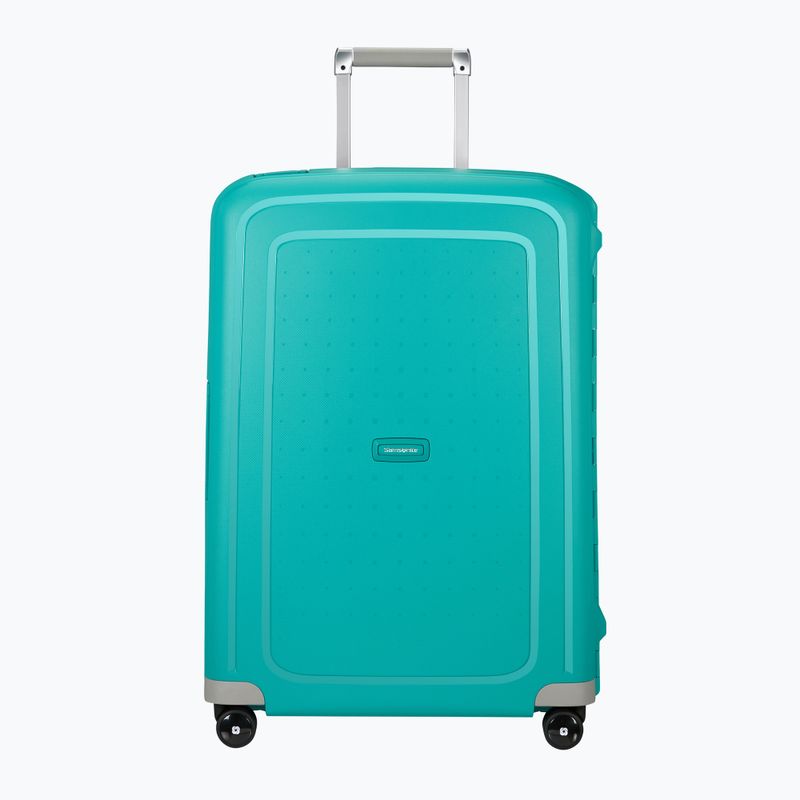 Bőrönd Samsonite S'cure Spinner 79 l aqua blue